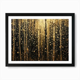 Gold Forest Art Print