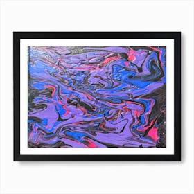 Purple Swirls Art Print