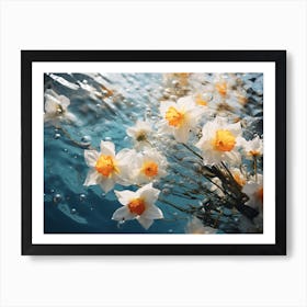 Water Daffodils 1 Art Print