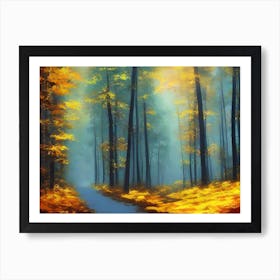 Autumn Forest 30 Art Print