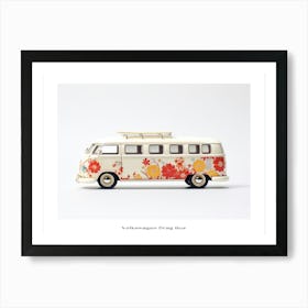 Toy Car Volkswagen Drag Bus Poster Art Print