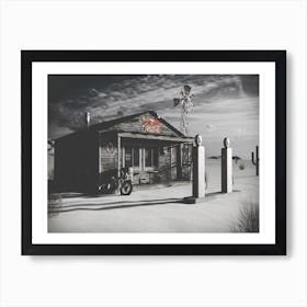 Vintage America Dark Texas Store Art Print