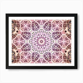 Purple Abstraction Pattern Art Print