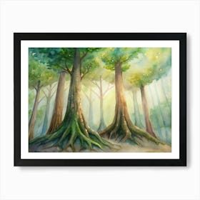 Tree In The Forest Art Print