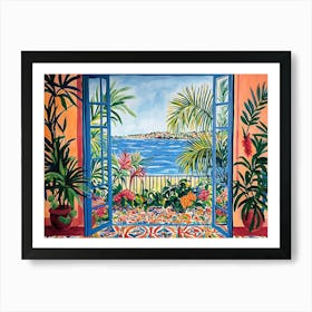 Open Window Matisse Beach Art Print