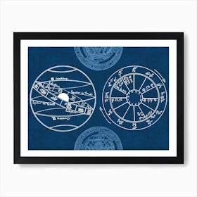 Astronomy Wall Art - Alchemy constellations poster Art Print