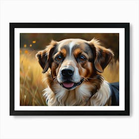 Dog Face Art Print