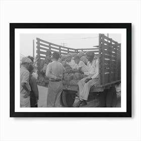 Watermelons For Sale, Saturday Afternoon, Steele, Missouri By Russell Lee Art Print