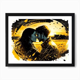 Kiss In The Sun Art Print