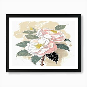 Camellia 2 Art Print