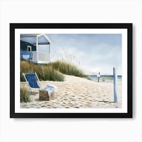 Beach House 6 Art Print