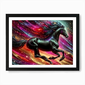 Creative Horse Beauty Illustration Nr 136 Art Print