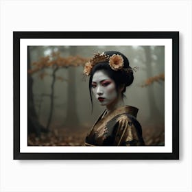 Geisha 5 Art Print