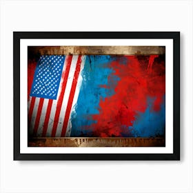 American Flag 3 Art Print