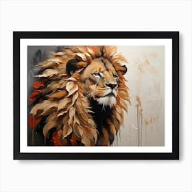 Lion Canvas Art Art Print