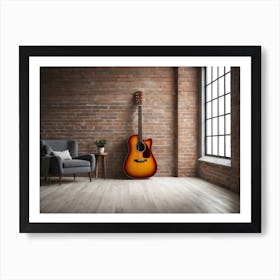 Acoustic Guitar Art Print