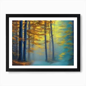 Autumn Forest 29 Art Print