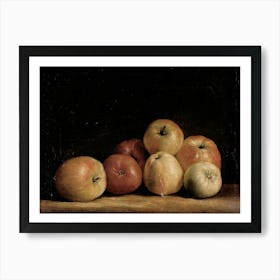 Vintage Still Life Apples Art Print