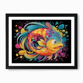 Fish T - Shirt Art Print