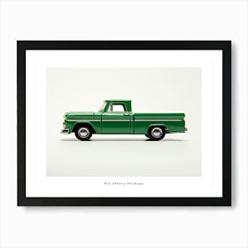 Toy Car 62 Chevy Pickup Green Poster Art Print