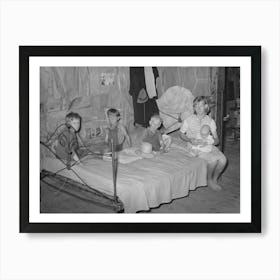 Untitled Photo, Possibly Related To Children Of Agricultural Day Laborer Living North Of Sallisaw, Oklahoma Art Print