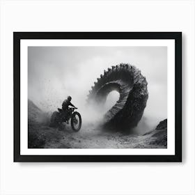 Monster Biker Art Print