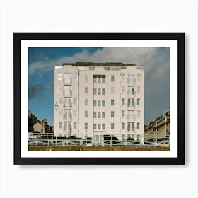 Brighton Apartment Building Art Print