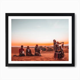 Desert Dance Art Print