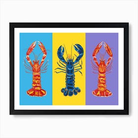 Lobster Love Pop Art Art Print