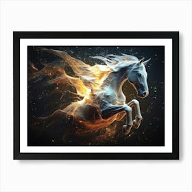 Fire Horse 1 Art Print