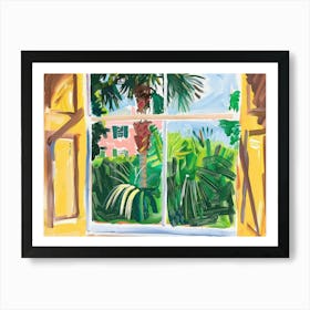 Charleston From The Window View Painting 1 Art Print