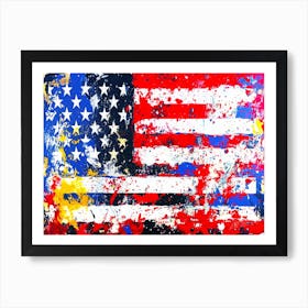 Patriotic Flags Inspired - Americanah Art Print