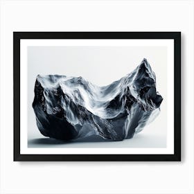 Abstract Rock Mountain Art Print