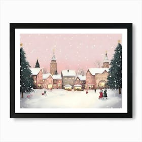 Christmas Village 7 Art Print