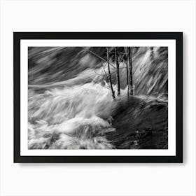 Black And White Water Art Print