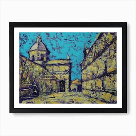 Iglesia de la Purísima en Salamanca Art Print