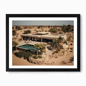 Desert House 2 Art Print