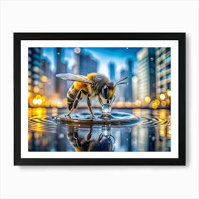 In A Cinematic Macro Vignette Seize The Decisive (2) Art Print