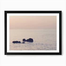 Sunset In The Sea Art Print