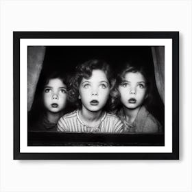Three Little Girls 1 Art Print