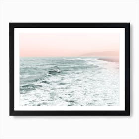 Sunset At The Beach Art Print