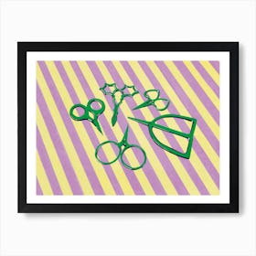 Scissors Collection Art Print