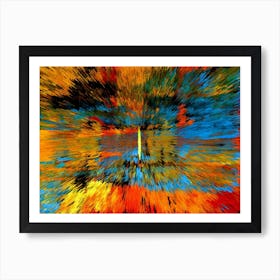 Acrylic Extruded Painting 552 Art Print