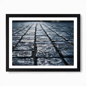 Cobblestone Road Art Print