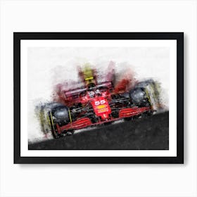 Carlos Sainz Jr 1 Art Print