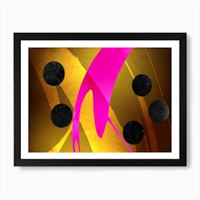 Abstraction Art Illustration In Painting Digital Style 44 Art Print