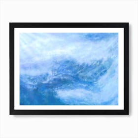 Storm Tossed Waves Art Print