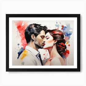 The Splendour Kiss Art Print