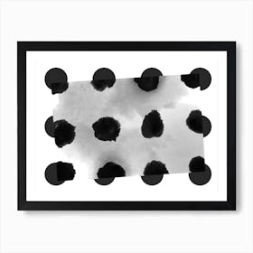 Polka Dots Pattern 02 Art Print