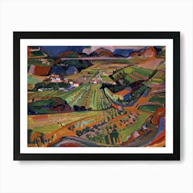 View Of The Vineyards Art Print